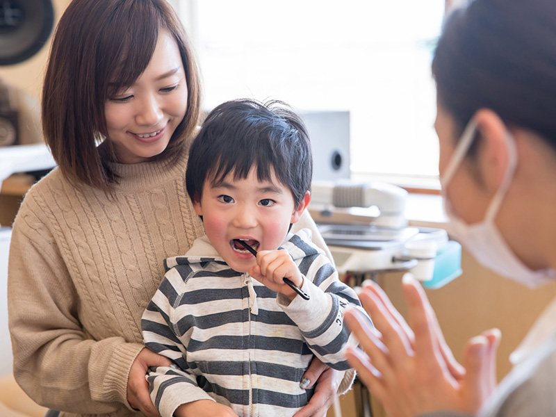 歯磨きの指導
